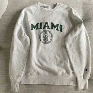 Champion UMiami Crewneck